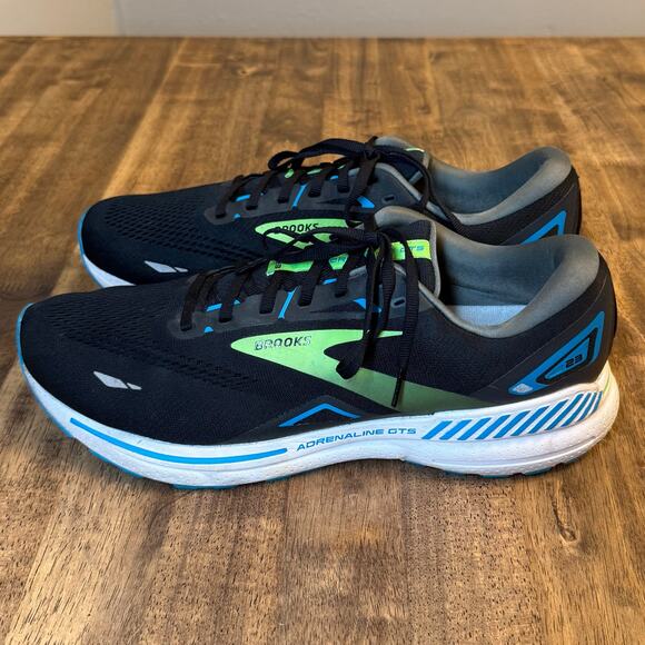 Brooks Adrenaline GTS 23 Stability Running Walking Shoe Black Men’s 14 2E Wide - Picture 5 of 12